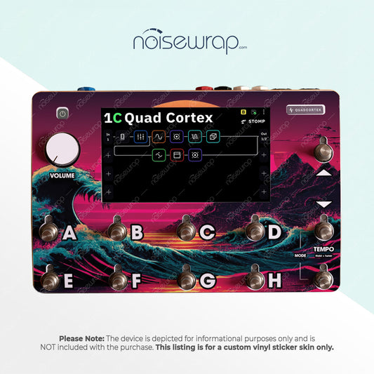 Retro Landscape - Vinyl Skin for QC