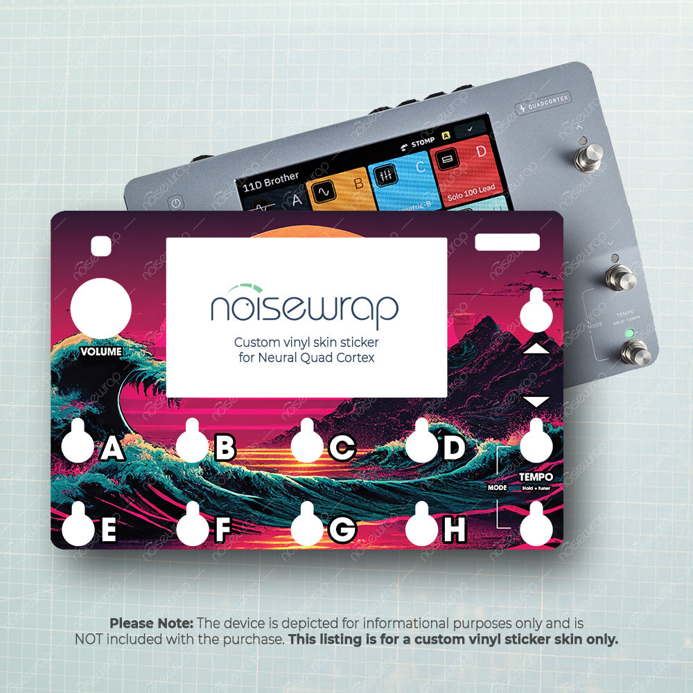 Retro Landscape - Vinyl Skin for QC