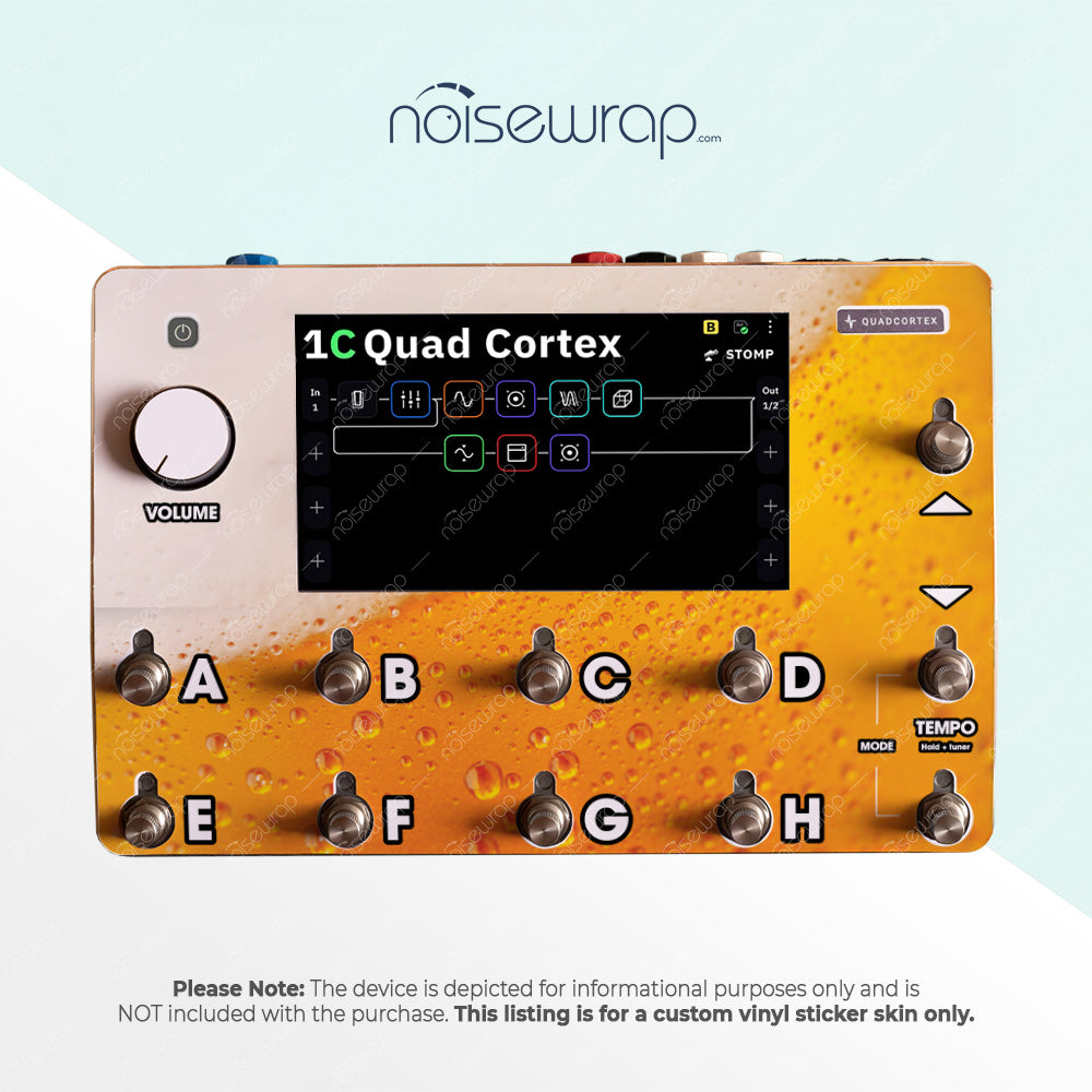 Freshly Tapped Beer - Vinyl Skin for QC