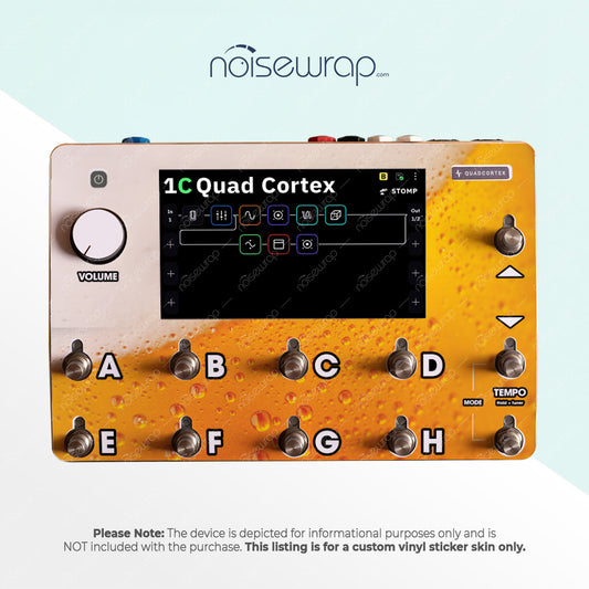 Freshly Tapped Beer - Vinyl Skin for QC