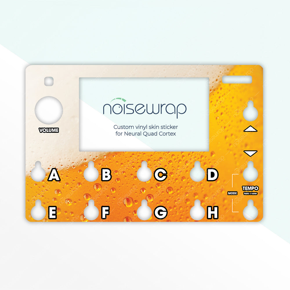 Freshly Tapped Beer - Vinyl Skin for QC