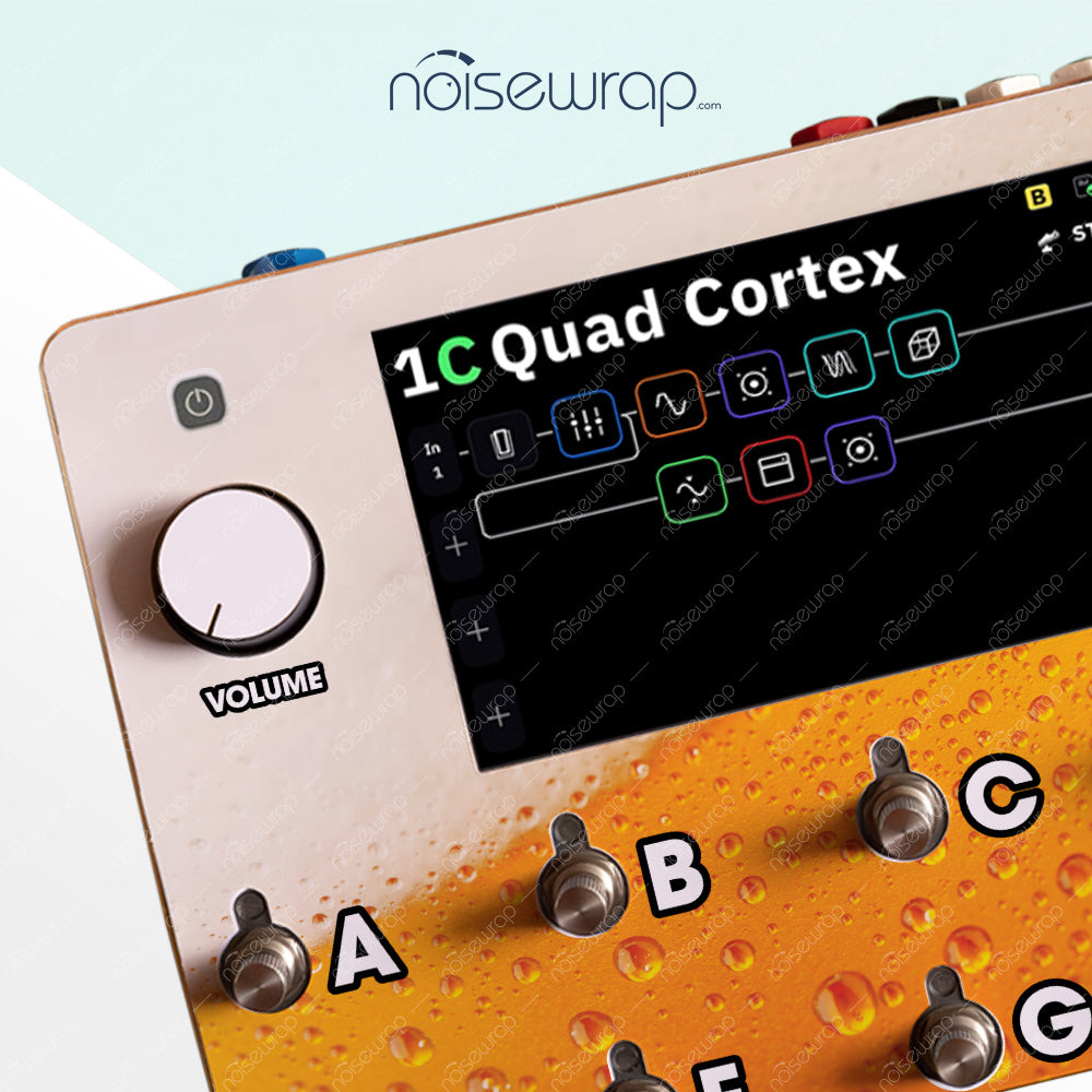 Freshly Tapped Beer - Vinyl Skin for QC