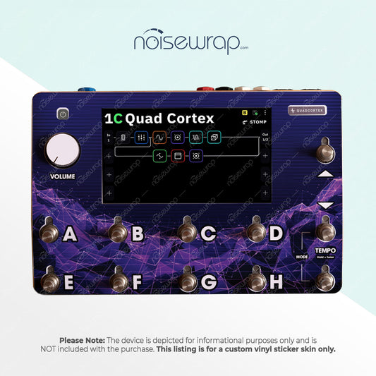 Digital Waves - Vinyl Skin for QC