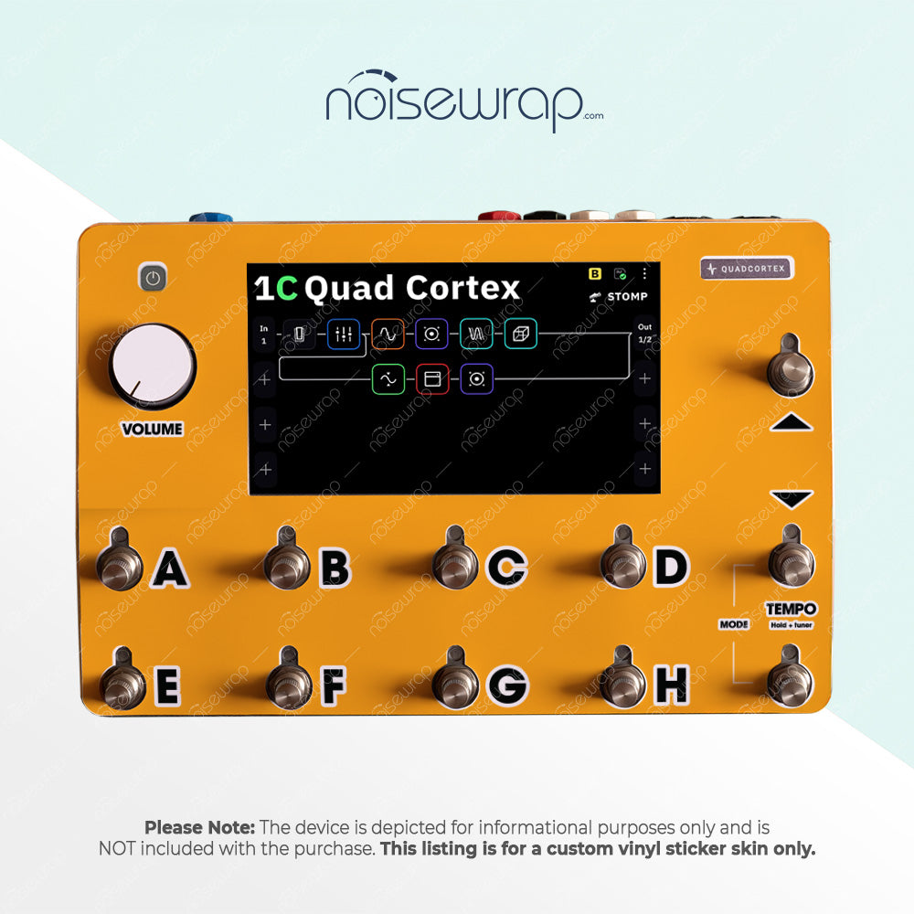 Sunburst Amber - Vinyl Skin for QC