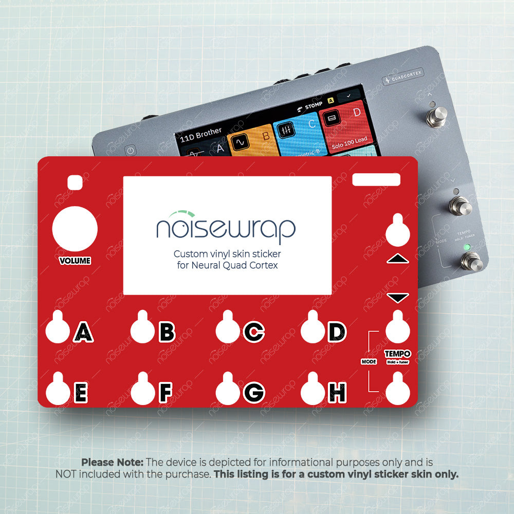 Crimson Blaze - Vinyl Skin for QC