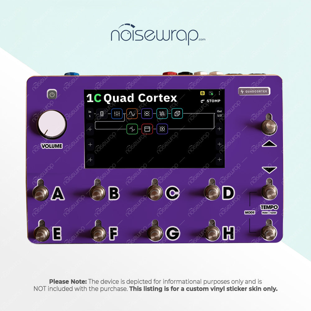 Violet Storm - Vinyl Skin for QC