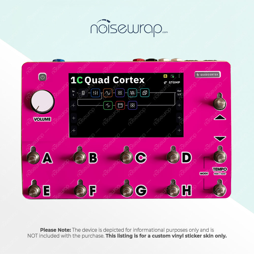 Neon Fuchsia - Vinyl Skin for QC