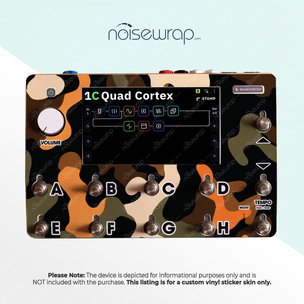 Earth Tones Camo - Vinyl Skin for QC