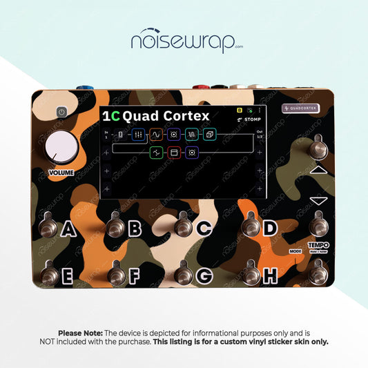 Earth Tones Camo - Vinyl Skin for QC