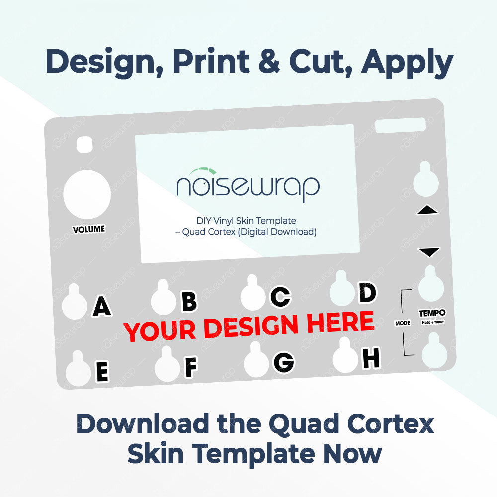 Quad Cortex – DIY Vinyl Skin Template (PSD, AI, PDF, SVG Cut File) - Personal Licence
