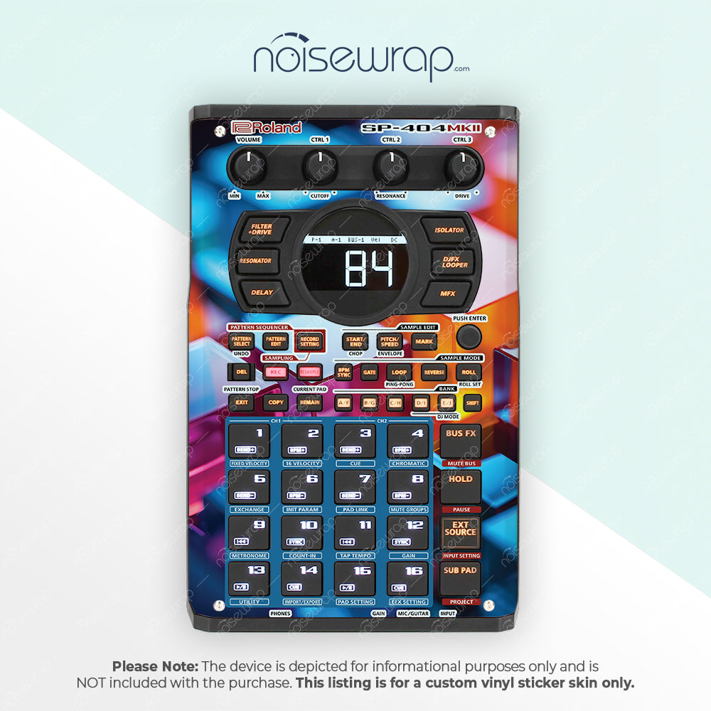 Acrylic Cubes - Vinyl Skin for SP 404 mk2