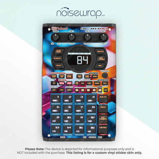 Acrylic Cubes - Vinyl Skin for SP 404 mk2