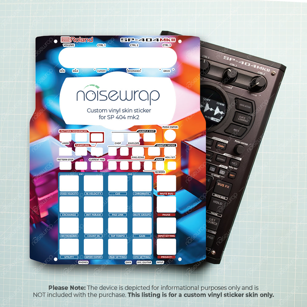 Acrylic Cubes - Vinyl Skin for SP 404 mk2