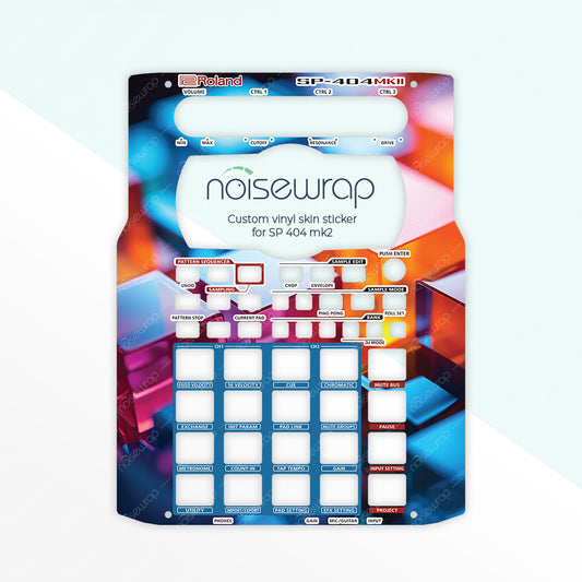 Acrylic Cubes - Vinyl Skin for SP 404 mk2