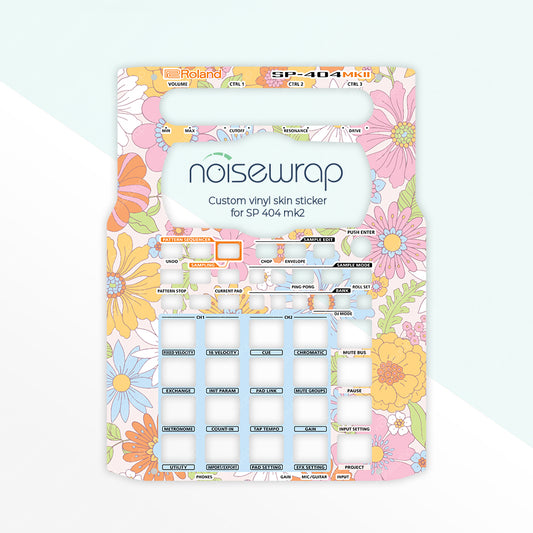 Hippie Floral - Vinyl Skin for SP 404 mk2