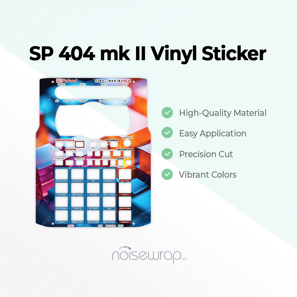 Acrylic Cubes - Vinyl Skin for SP 404 mk2