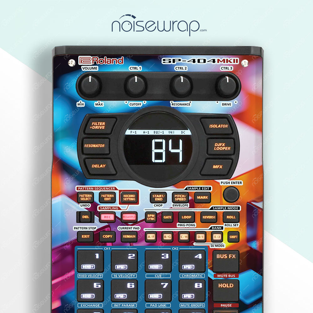 Acrylic Cubes - Vinyl Skin for SP 404 mk2