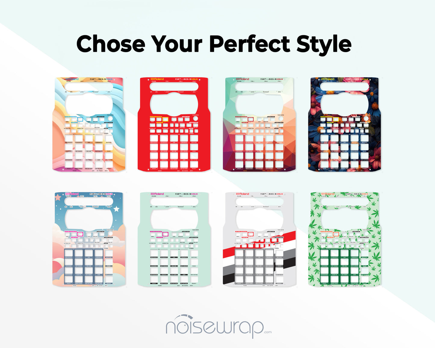 Acrylic Cubes - Vinyl Skin for SP 404 mk2